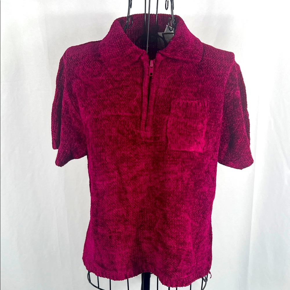 Y2K No Boundaries Boysenberry Women’s Top Size Missy Large Perfect Condition